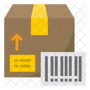Delivery Box Barcode Barcode Bar Code Icon