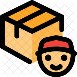 Delivery Box Courier  Icon