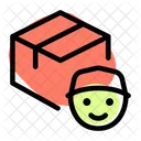 Delivery Box Courier  Icon