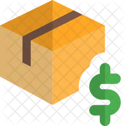 Delivery Box Dollar  Icon