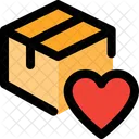 Delivery Box Heart Love Delivery Favorite Parcel Icon