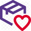 Delivery Box Heart Love Delivery Favorite Parcel Icon