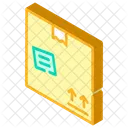 Cardboard Box Isometric Icon