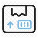 Delivery Box Barcode Box Icon