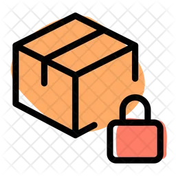 Delivery Box Lock  Icon