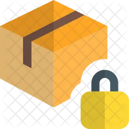 Delivery Box Lock  Icon