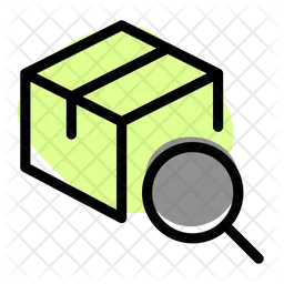 Delivery Box Search  Icon