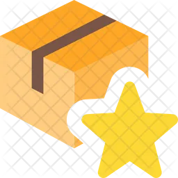 Delivery Box Star  Icon