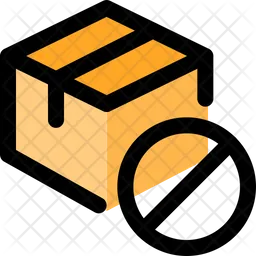Delivery Box Stop  Icon