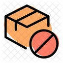 Delivery Box Stop Archive Box Stop Parcel Ban Icon