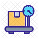 Delivery Box Weight  Icon