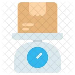 Delivery Box Weight  Icon