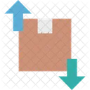 Delivery Box With Arrows Box Package Icon