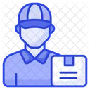 Delivery Courier Boy Icon