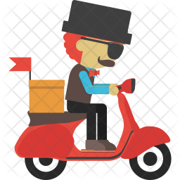 Get Delivery Boy Cartoon Images Png Background