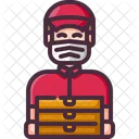 Delivery Food Mask Icon
