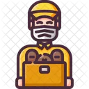Delivery Food Mask Icon