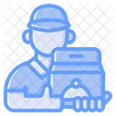 Courier Delivery Box Icon
