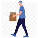 Delivery Boy Delivery Man Logistics Icon