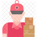 Delivery Boy Boy Courier Icon