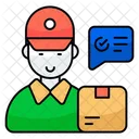 Delivery Boy Delivery Man Courier Boy Icon