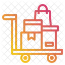 Delivery Cart Box Bag Icon