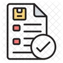 Delivery Confirmation Verification Statement Icon