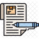 Delivery Contract Delivery Contract Icon