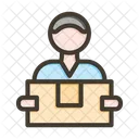 Delivery Man Courier Avatar Icon
