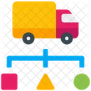 Delivery Distribution  Icon