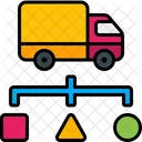 Delivery Distribution  Icon