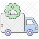 Delivery Driver Lineal Color Icon Icon