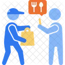 Delivery Food Delivery Man Courier Icon