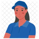 Delivery girl  Icon