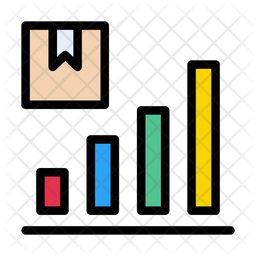 Delivery Graph Icon Of Colored Outline Style Available In Svg Png Eps Ai Icon Fonts