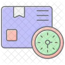 Delivery In Time Lineal Color Icon Icon