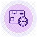 Delivery In Time Line Icon Icon