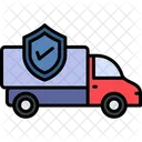 Delivery Insurance Shield Box Icon
