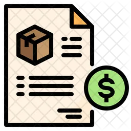 Delivery Invoice  Icon