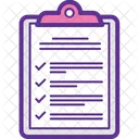 Clipboard Checklist Notes Icon