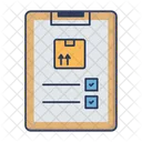 Delivery List Clipboard List Icon