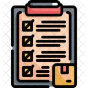 Checklist Logistic Shipping Icon