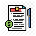 Delivery Contract Color Icon