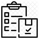 Delivery List Checklist Box Icon