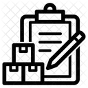 Delivery List Shipping List List Icon