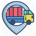 Kartboard Truck Delivery Lovation Icon