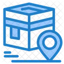 Delivery Location Delivery Spot Gift Box Icon