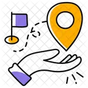 Location Illustration Delivery Icon