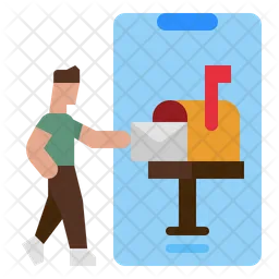 Delivery Mail  Icon