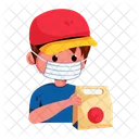 Delivery Man Delivery Boy Food Delivery Icon